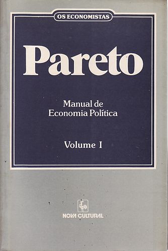 Pareto Volume I (os Economistas) 